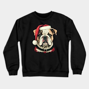 Bulldog Christmas Crewneck Sweatshirt